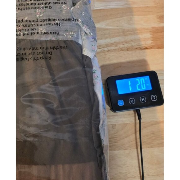 Vintage Couriers California Gingham Swiss Maxi Dress Prairie Cottage Hippie 70s - Picture 13 of 13